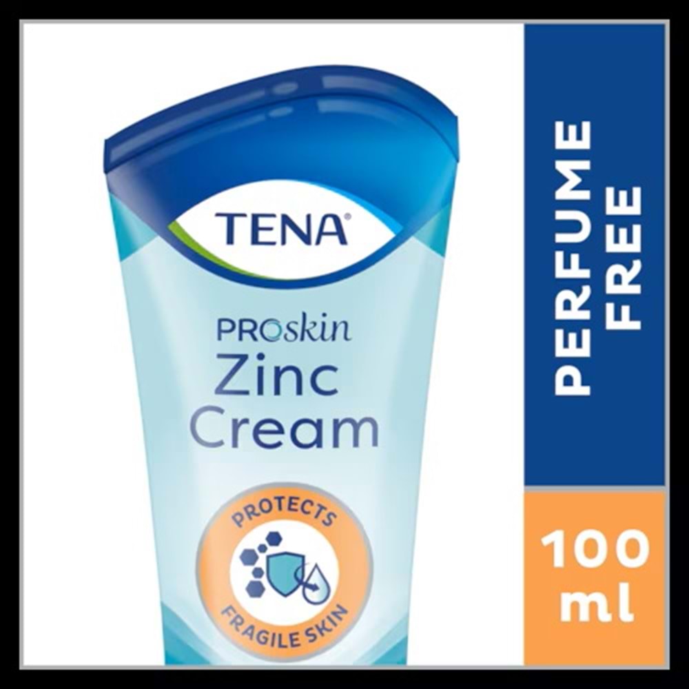 Tena Proskin Çinko Krem 100 ML (Yatan hastalar için Koruyucu - Onarıcı) (9 Lu Set)