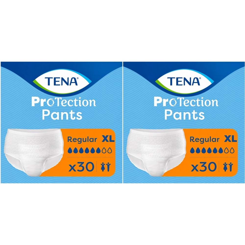 Tena ProTection Pants Regular Emici Külot Yetişkin Bezi XL - Ekstra Büyük - Extra Large 60 Adet