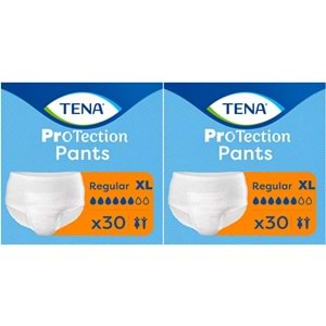 Tena ProTection Pants Regular Emici Külot Yetişkin Bezi XL - Ekstra Büyük - Extra Large 60 Adet