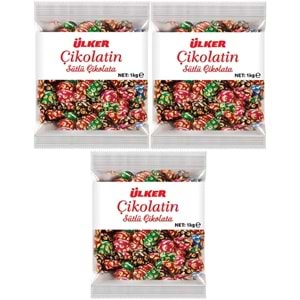 Ülker Çikolatin Sütlü İkramlık Çikolata 3KG (3PK*1KG)