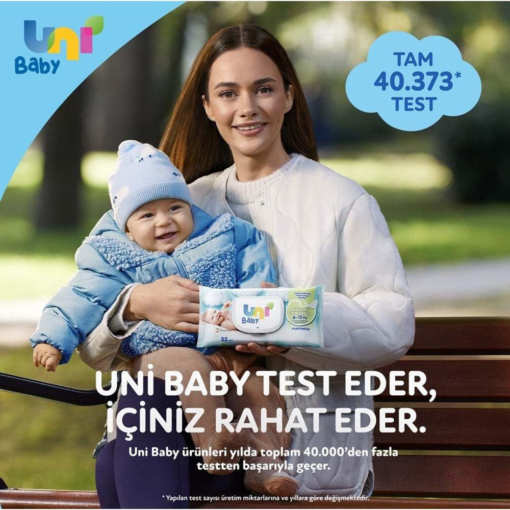Uni Baby Islak Havlu Mendil İlk Adım 52 Yaprak (48 Li Set) 2496 Yaprak (16PK*3)