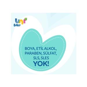 Uni Baby Bebek Saç ve Vücut Şampuanı 700ML Klasik (Pompalı) (4 Lü Set)