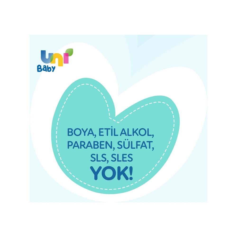 Uni Baby Bebek Saç ve Vücut Şampuanı 700ML Klasik (Pompalı) (12 Li Set)