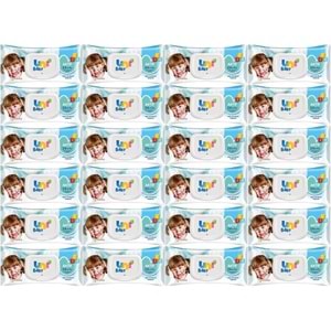 Uni Baby Islak Havlu Mendil 72 Yaprak Aktif (24 Lü Set) 1728 Yaprak Plastik Kapaklı