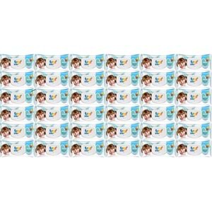 Uni Baby Islak Havlu Mendil 72 Yaprak Aktif (36 Lı Set) 2592 Yaprak Plastik Kapaklı