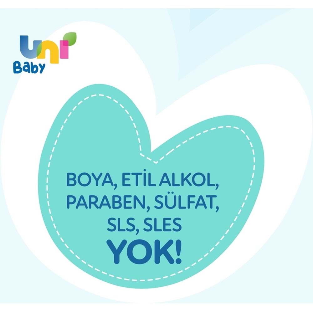 Uni Baby Bebek Saç ve Vücut Şampuanı 200ML Klasik (6 Lı Set)