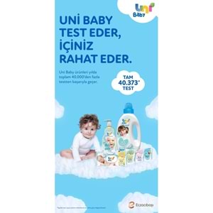 Uni Baby Bebek Saç ve Vücut Şampuanı 200ML Klasik (24 Lü Set)