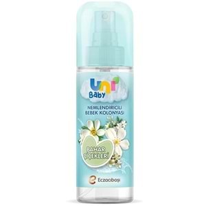 Uni Baby Bebek Kolonyası 150ML Nemlendiricili - Bahar Çiçekleri (3 Lü Set)