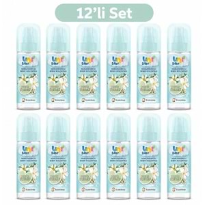 Uni Baby Bebek Kolonyası 150ML Nemlendiricili - Bahar Çiçekleri (12 Li Set)