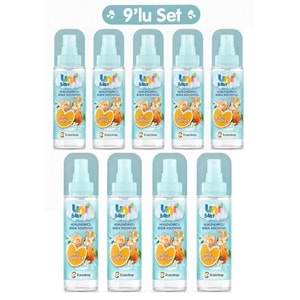Uni Baby Bebek Kolonyası 150ML Nemlendiricili - Tatlı Esintiler (9 Lu Set)