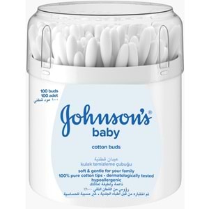 Johnsons Baby Kulak Temizleme Çubuğu 100 Adet (4 Lü Set)