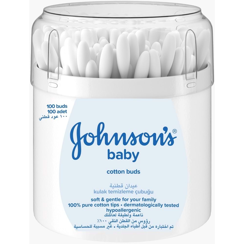 Johnsons Baby Kulak Temizleme Çubuğu 100 Adet (9 Lu Set)